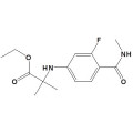 Éster etílico do ácido N- [3-fluoro-4- [(metilamino) carbonil] fenil] -2-metilalanina Nº CAS 1258638-92-4